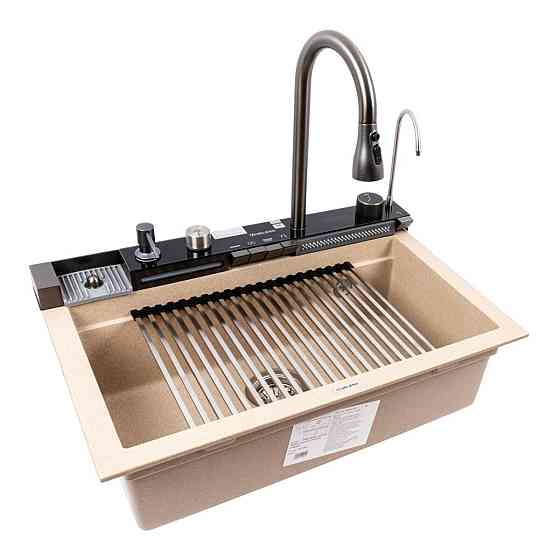 VALESO Гранітна мийка VALESO IRENA 6846 матова Сафарі Київ