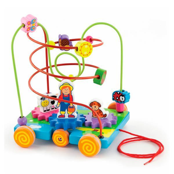 Деревянная каталка-лабиринт Viga Toys Шестеренки (50120) Харьков - изображение 4