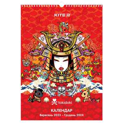 Календар Kite планер настінний tokidoki на 2023-2024 рік (TK23-440-2) Вінниця