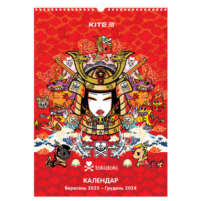 Календар Kite планер настінний tokidoki на 2023-2024 рік (TK23-440-2) Вінниця - фото 1
