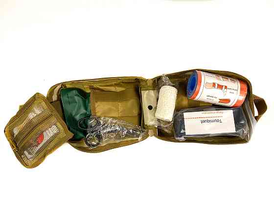 Аптечка медична першої допомоги укомплектована, сумка аптечка тактична рятувальна для ЗСУ Каменец-Подольский