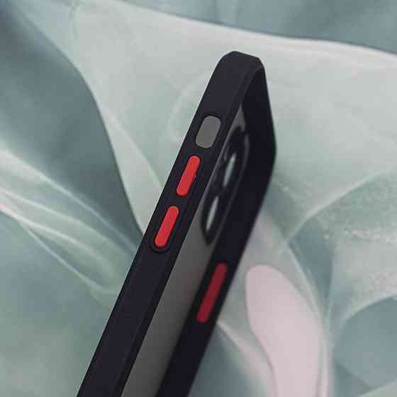 Чехол Funda Bumper Mat Case for iPhone 12 Pro Max Black Киев
