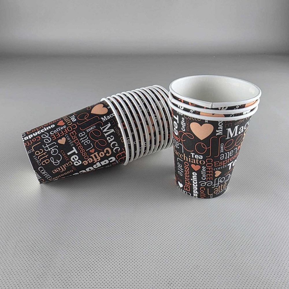 Стаканчики для кофе 250 мл Юнита COFFEE h9 (50 шт) Харьков - изображение 1