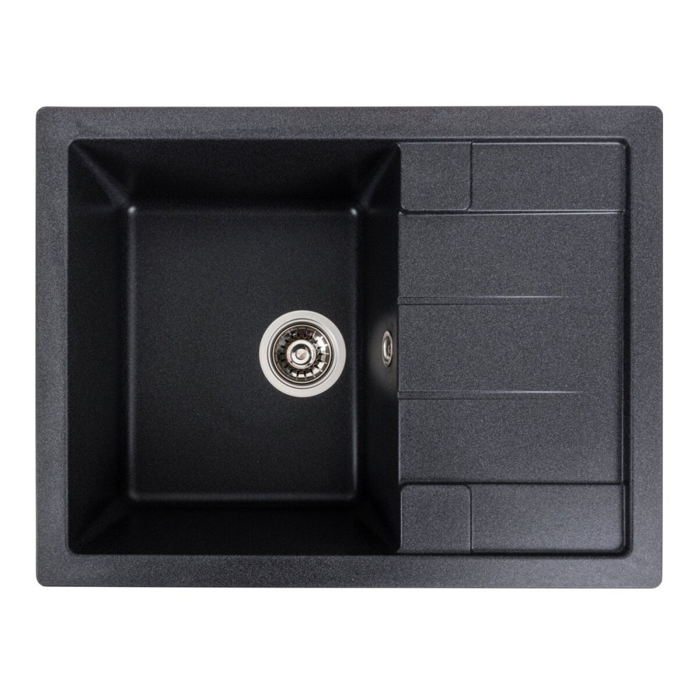 Гранітна мийка для кухні VALESO INTENSO 6550 матова Карбон Коломыя - изображение 3