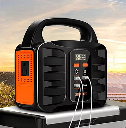 Зовнішній акумулятор Sbaoh 42000mah 150W Зарядна станція Вінниця - фото 2