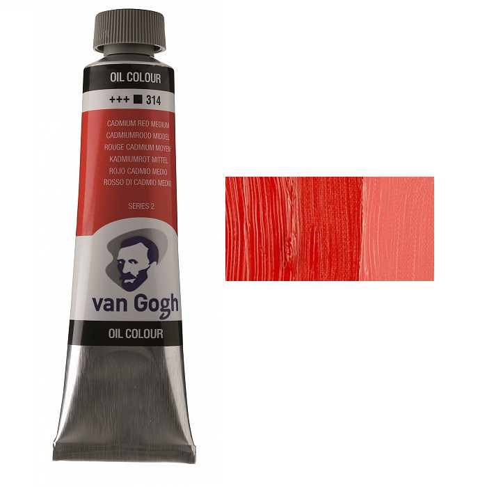 Краска масляная VAN GOGH (314) Кадмий красный средний 40 мл Royal Talens Киев - изображение 1