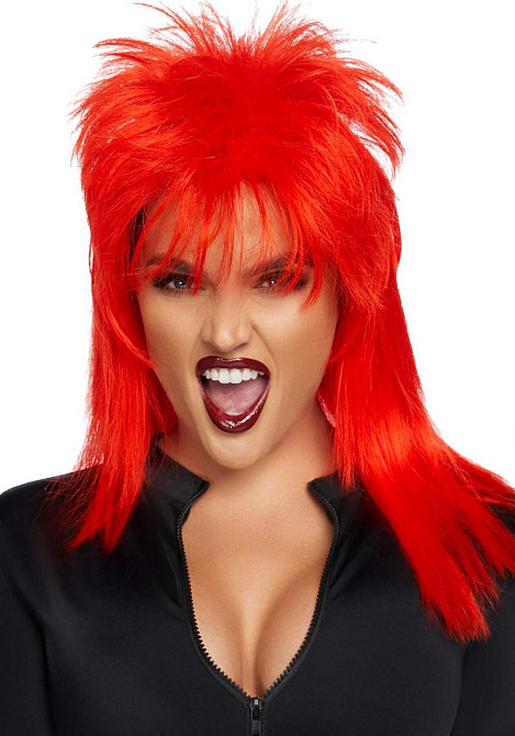 Перука рок-зірки Leg Avenue Unisex rockstar wig Red, унісекс, 53 см Sex Aura Київ - фото 1