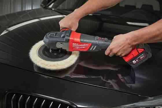 Машина полірувальна кутова акумуляторна MILWAUKEE M18 FAP180-0X, O диска 180мм, (+ полірувальна платформа, Одеса