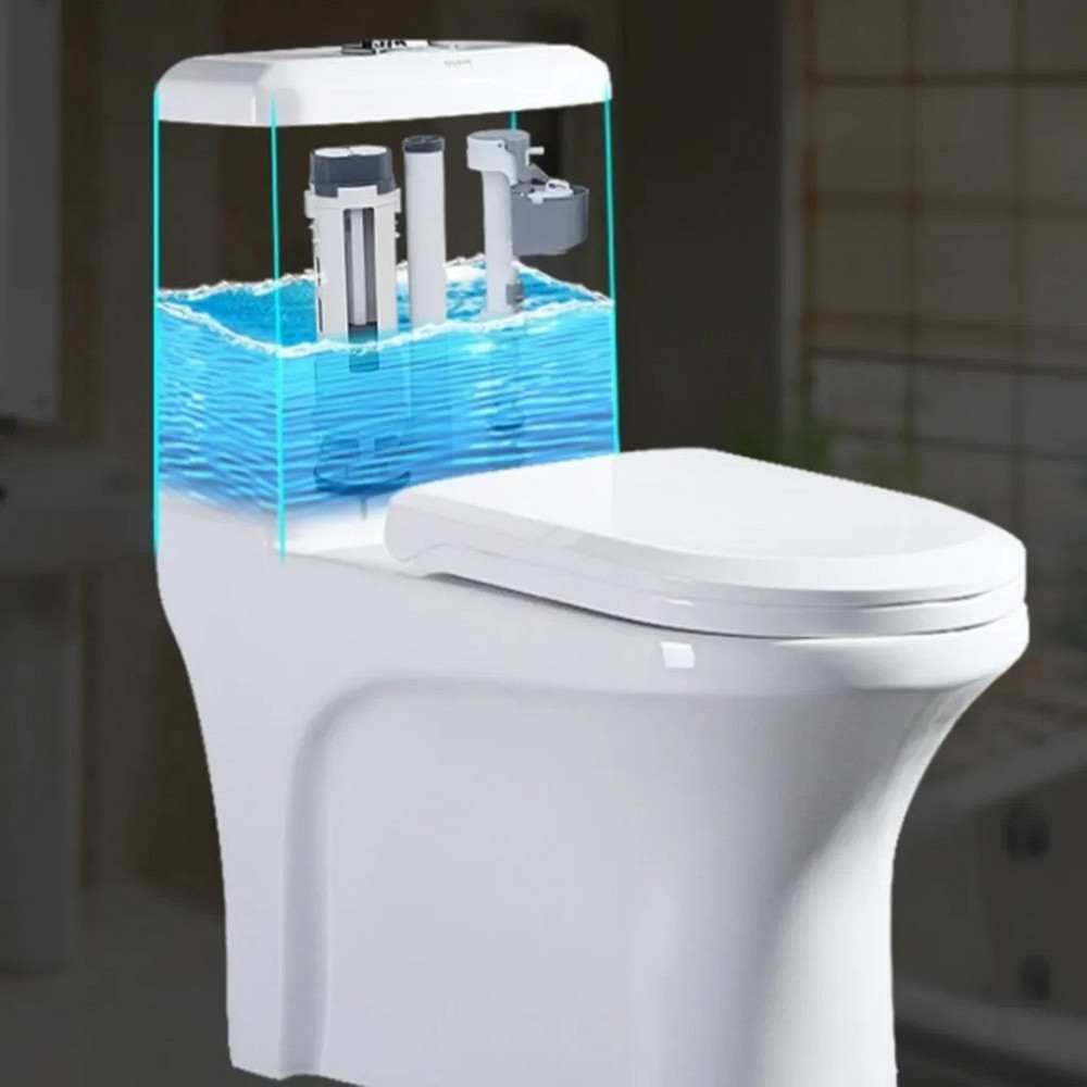 Комплект в сборе к бачку унитаза,сливной клапан,клапан заполнения, низ (00287646) Киев - изображение 5