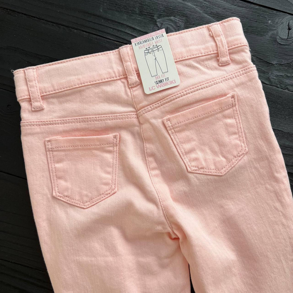 Дитячі Джинси Скіні для Дівчаток LC Waikiki Рожеві 18-24 міс 86-92см пакунок малюка Киев - изображение 4