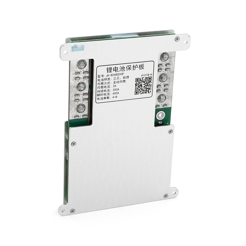 BMS плата JK-B2A8S30P Li-Ion/LiFePo4/LTO 3S-8S, 300A, CAN/RS485, 0.3mΩ, Bluetooth, Ballance 2A, підігрів + кнопка Київ - фото 3