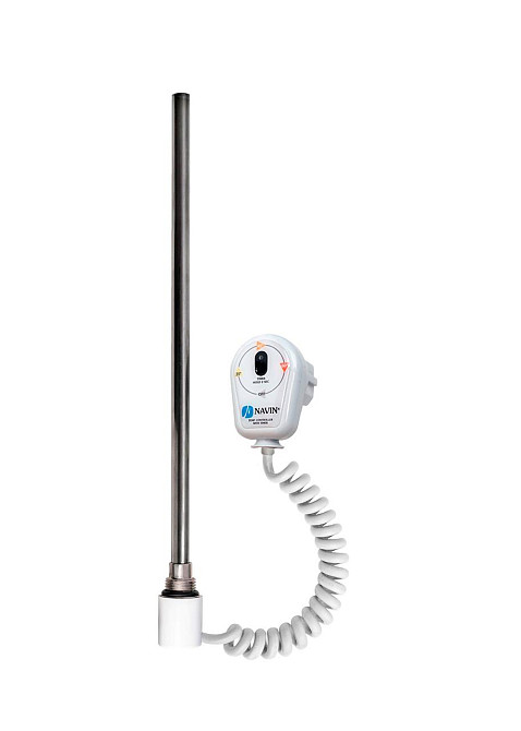 ТЭН для полотенцесушителя NAVIN Basic 300W белый с таймером 20-127031-3030 Киев - изображение 2