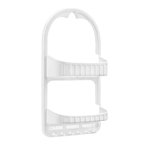 Полиця у ванну кімнату біла 2 полиці (12) Житомир - фото 1