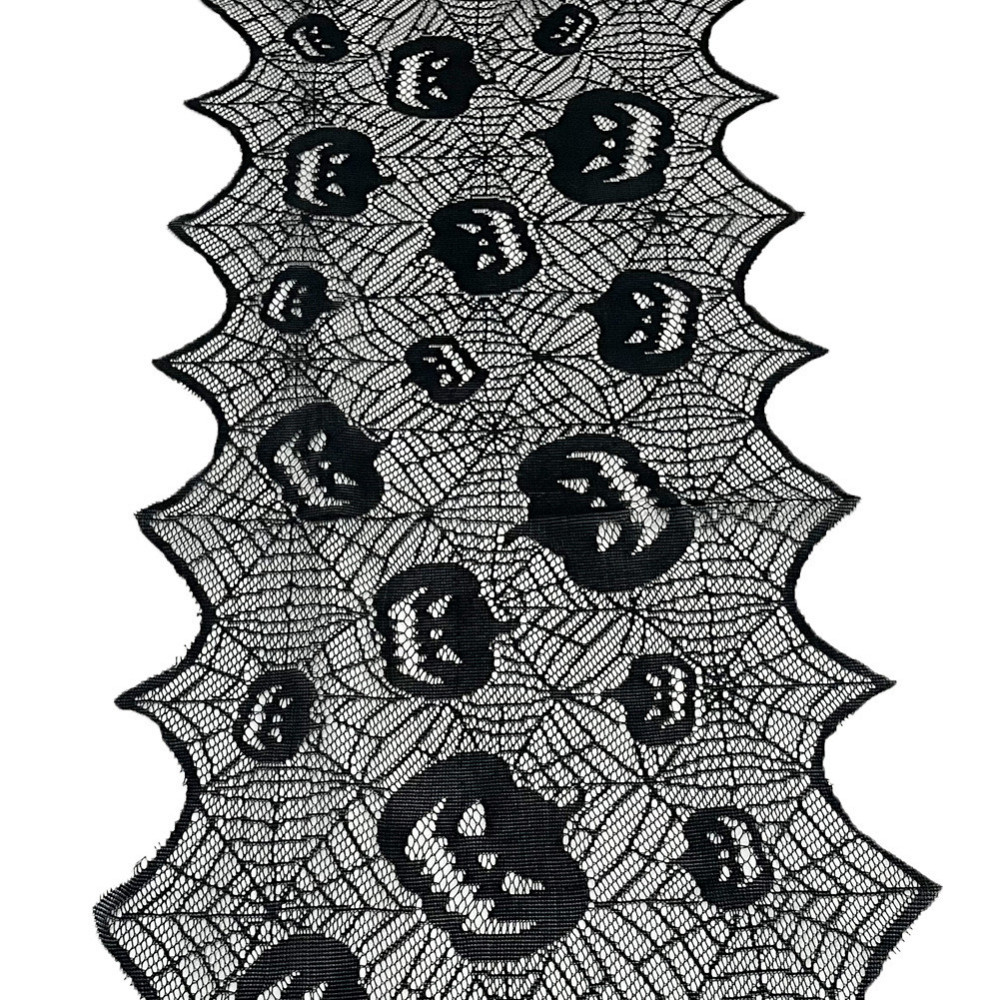 Скатерть на Хэллоуин Тыквы 180 на 40 см черный Киев - изображение 3