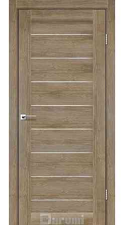 Двери межкомнатные Даруми Леона орех бургун стекло сатин Киев