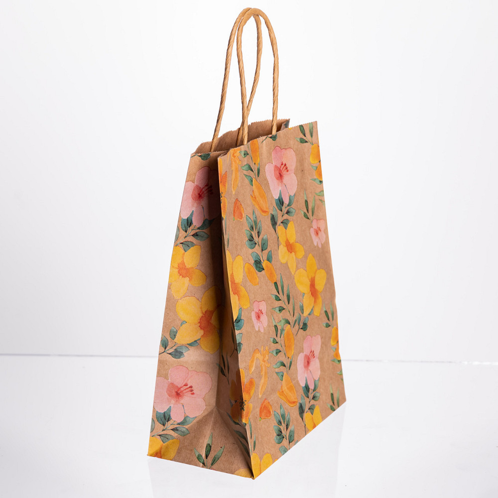 Набор подарочных крафтовых пакетов из бумаги 12 (шт) красивые пакеты для подарков 15×8×21 (см) HP-10359-6Y Киев - изображение 3