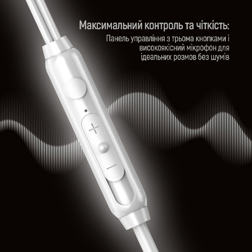 Навушники ColorWay Wired Earphone CW-WD03WT 3,5мм mini-jack білий Житомир - фото 5