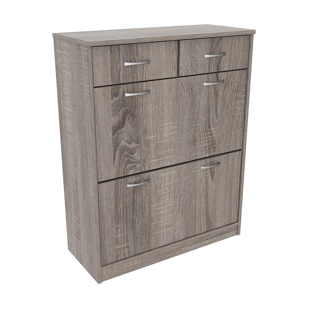 Тумба для обуви №4, Дуб Сонома Трюфель, 800/350/1010 Львов - изображение 1