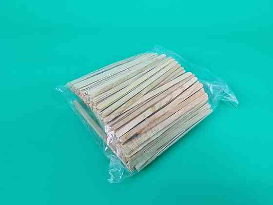 Мішалка Дерев'яна 14 см*1,5 мм*5мм 800 шт "С" (1 пачка) Харків