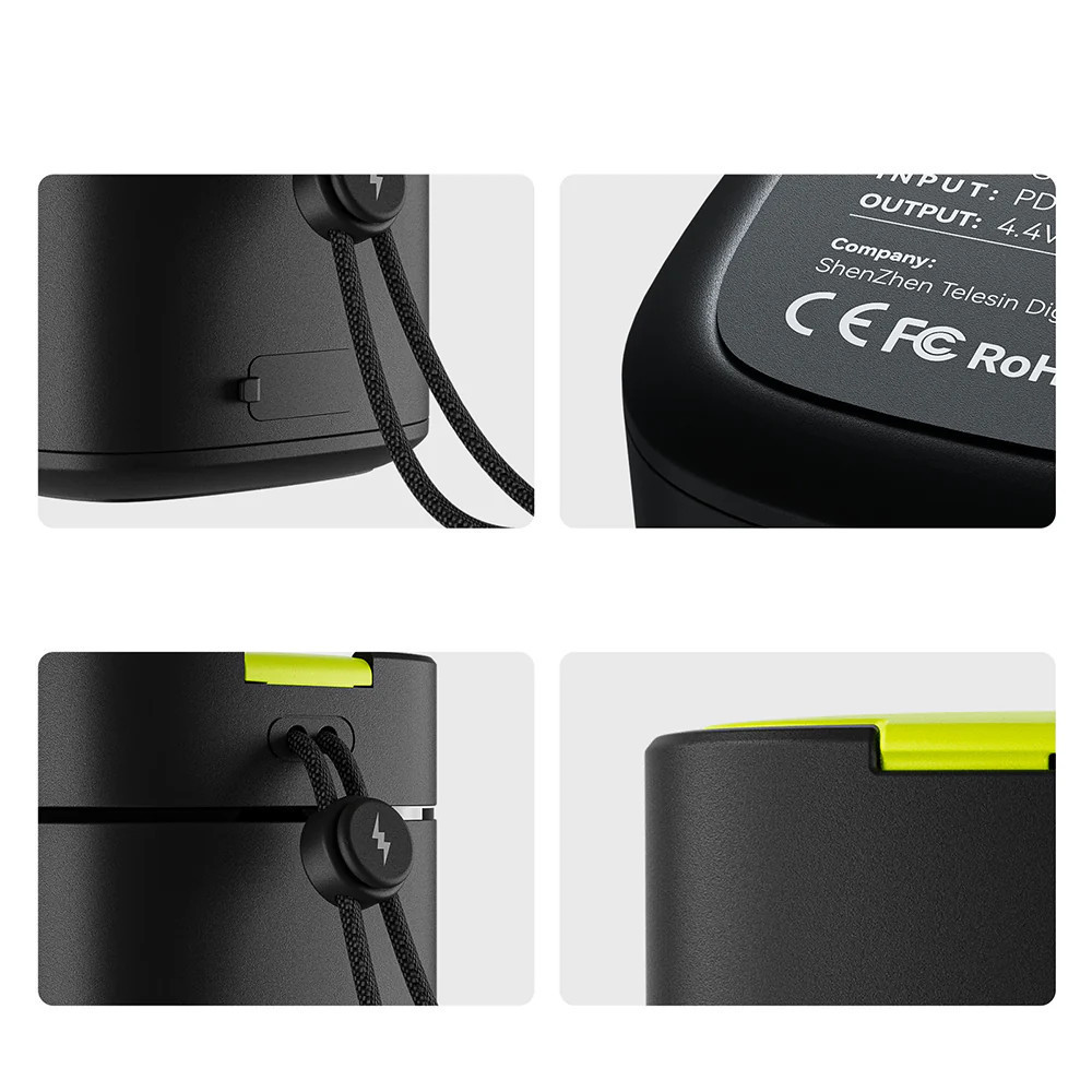 Швидка зарядка GoPro 12/11/10/9 Telesin FCC-001 Київ - фото 2