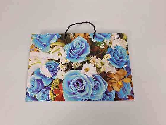 Бумажный большой горизонтальный пакет  36/22/10(артBG-022) (12 шт) Харьков