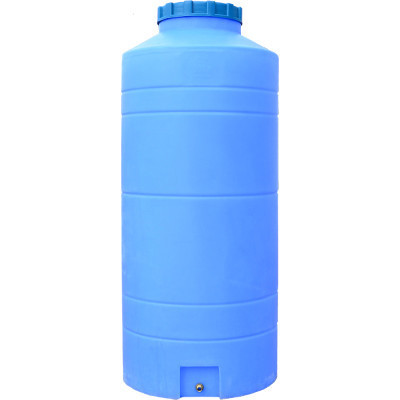 Ємність для води Пласт Бак вертикальна харчова 500 л вузька синя (12434) Вінниця - фото 2