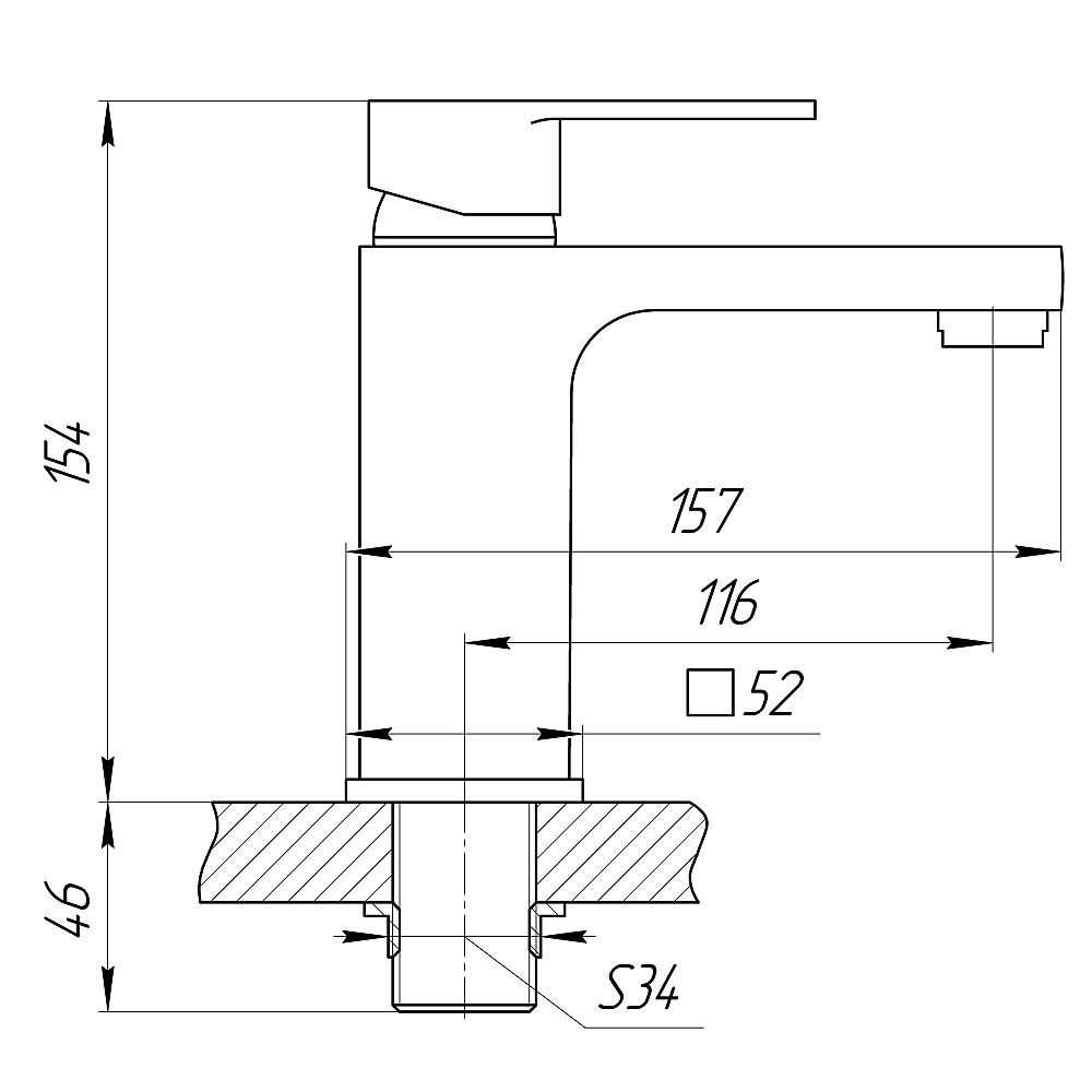 Змішувач для умивальника Globus Lux Milano GLM-0401 Луцк - изображение 9