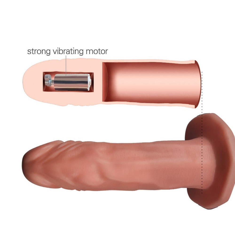 Страпон с вибро пустотелым Unisex Hollow Strap On Sex Aura Киев - изображение 8