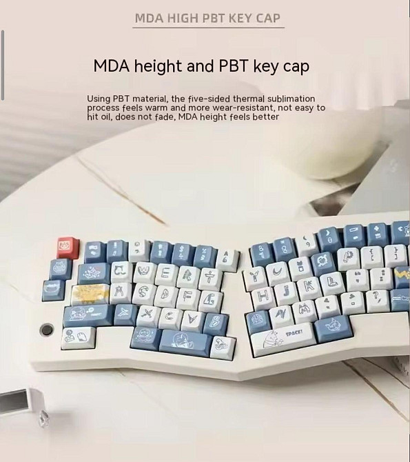 Механическая клавиатура CIDOO ABM066 Alice VIA Tri-mode Киев - изображение 5