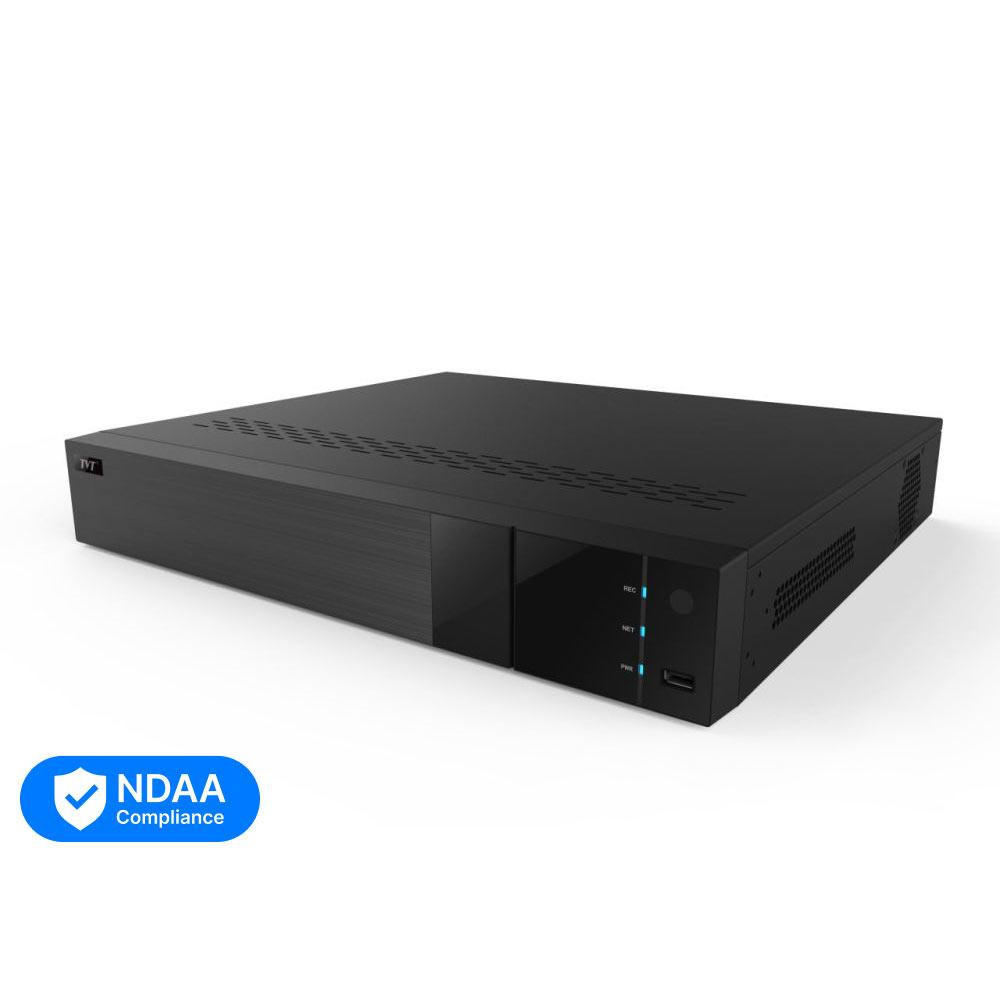 IP-відеореєстратор 32-канальний 12Mp TVT TD-3332H4-16P-B2(320-256) з 16 портами PoE (77-00408) Київ - фото 1