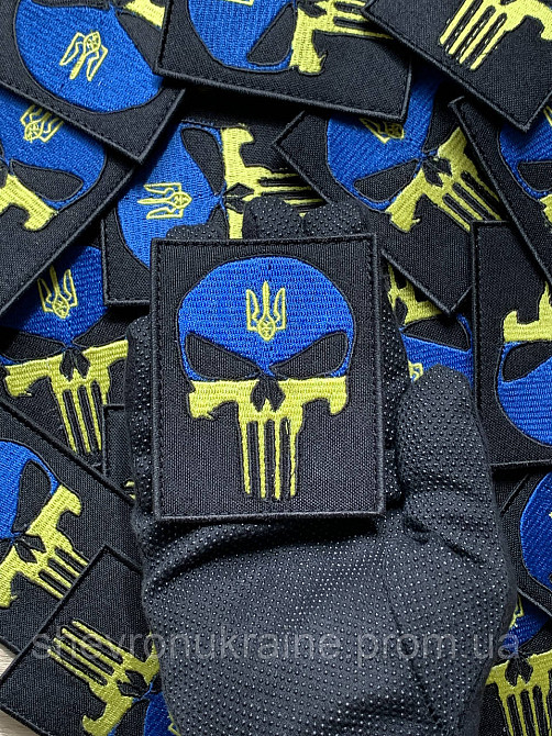 Шеврон Каратель (Форма прямокутна. На липучці) Розмір 8x6.5см Київ - фото 6