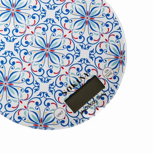 Весы кухонные до 5 кг электронные на батарейках Синий SK-19023BL Киев - изображение 2