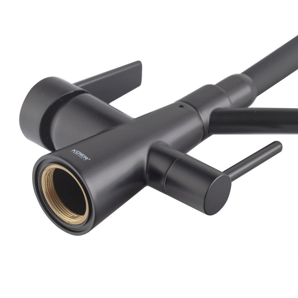 Кухонний змішувач KOER KB-72003-05 з силіконовим виливом та виводом для питної води (KR3376) Харків - фото 2