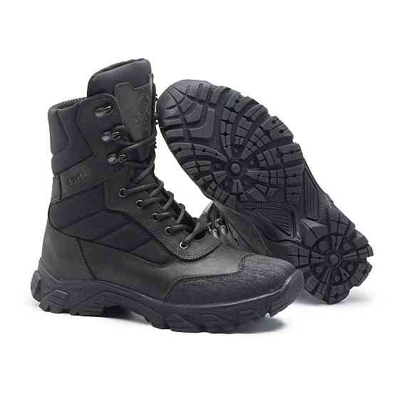 Тактичні берці Б6 чоловічі чорні - водонепроникні, вологостійкі, міцні, армійське взуття ЗСУ 42 (28) Харків