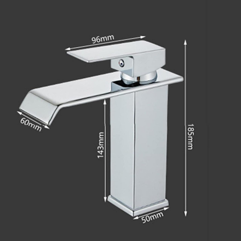 УЦІНКА! Змішувач для раковини KUZOR MT9033-1 чорно-золотистий, одноважільний кран для ванної кімнати Дніпро - фото 8