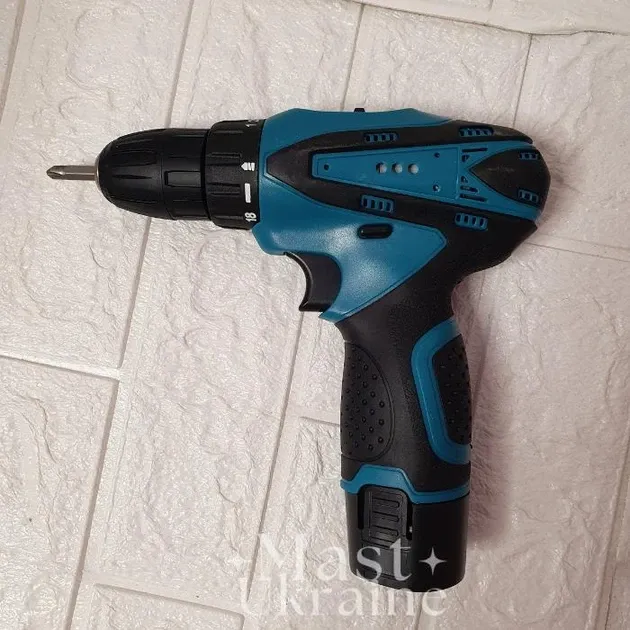Акумуляторний шуруповерт 12V з набором інструментів, 18 режимів, 1 акумулятор, кейс для транспортування Київ - фото 9