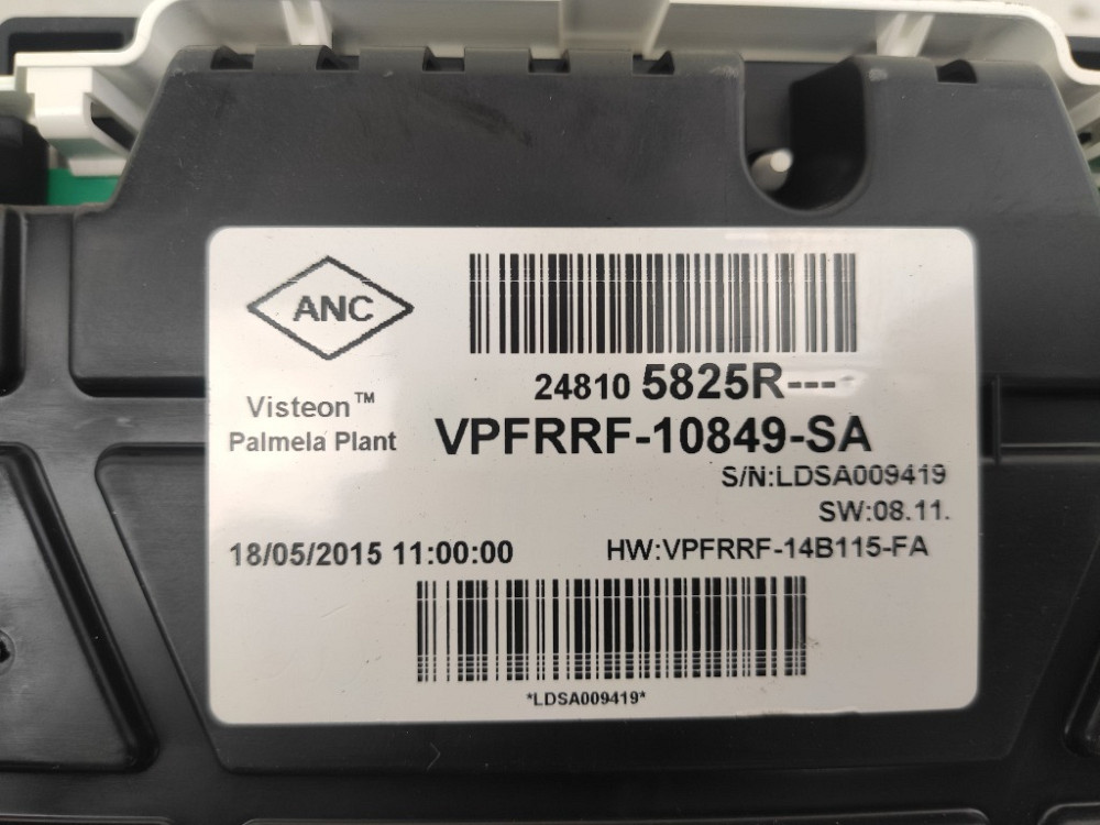 Панель приладів (спідометр) Renault Trafic III 1.6 dci 2014-2021 (248105825R) Ковель - изображение 4