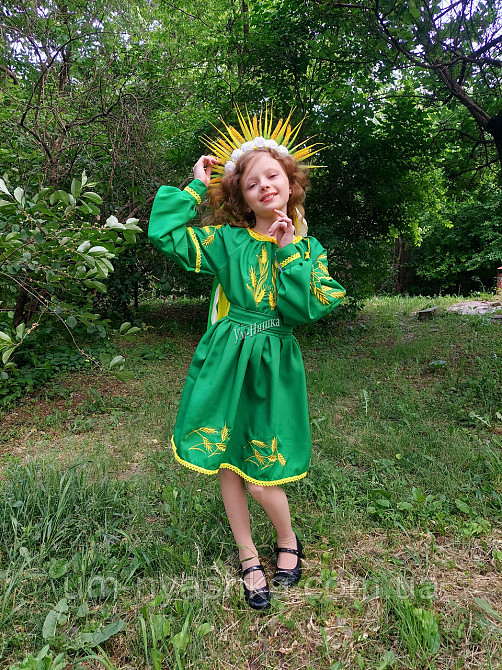 Детское вышитое платье с колосками Кривой Рог - изображение 2