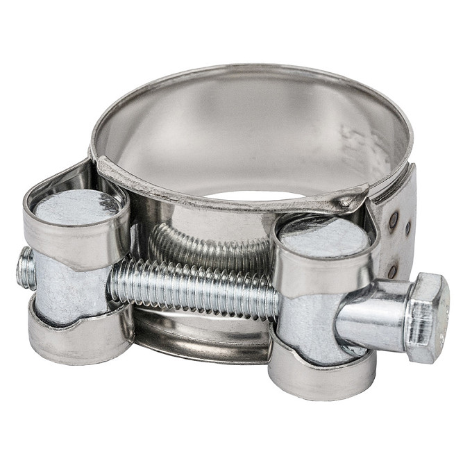 Хомут силовой нержавеющий 20мм Ø36-39мм (КРАТНО 10шт) SIGMA (2508121) Киев - изображение 2