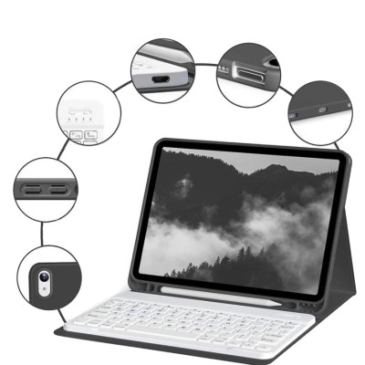 Чохол до планшета BeCover with keyboard Apple iPad Mini 7 2024 Black (712992) Вінниця - фото 3