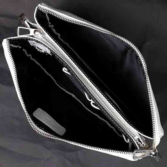 Стильный женский клатч из натуральной кожи GRANDE PELLE 11635 Белый Киев