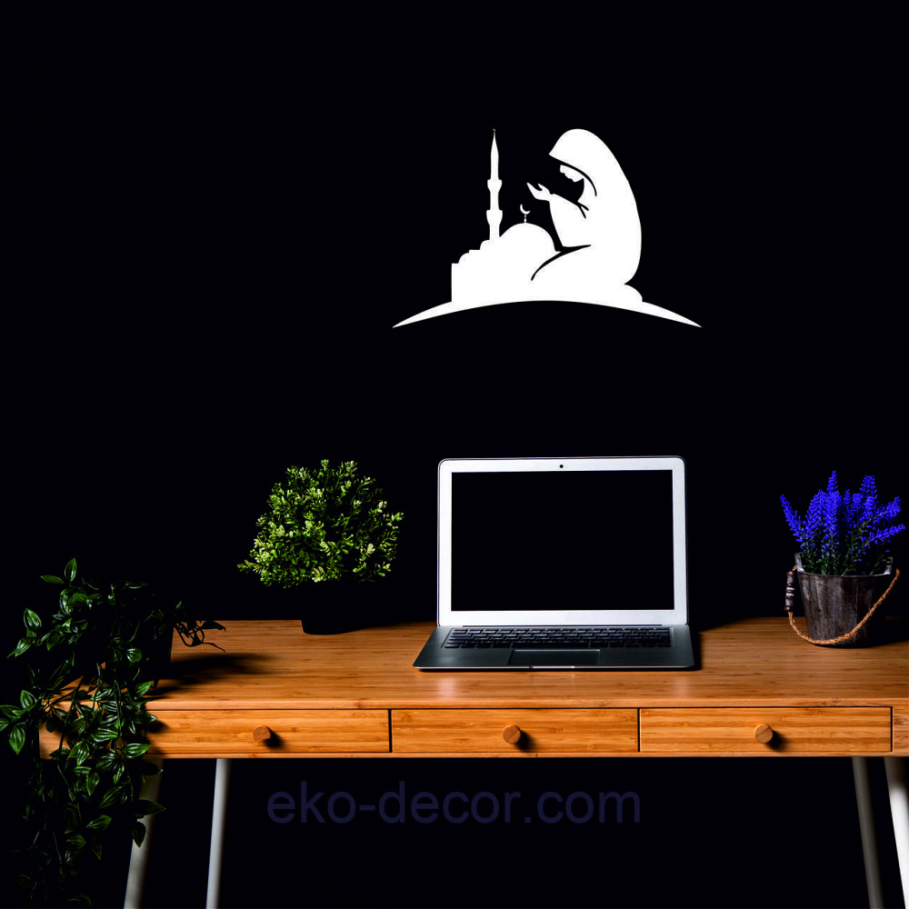 Декоративное настенное Панно «Ислам» Декор на стену 70*45 см, Белый Киев - изображение 6