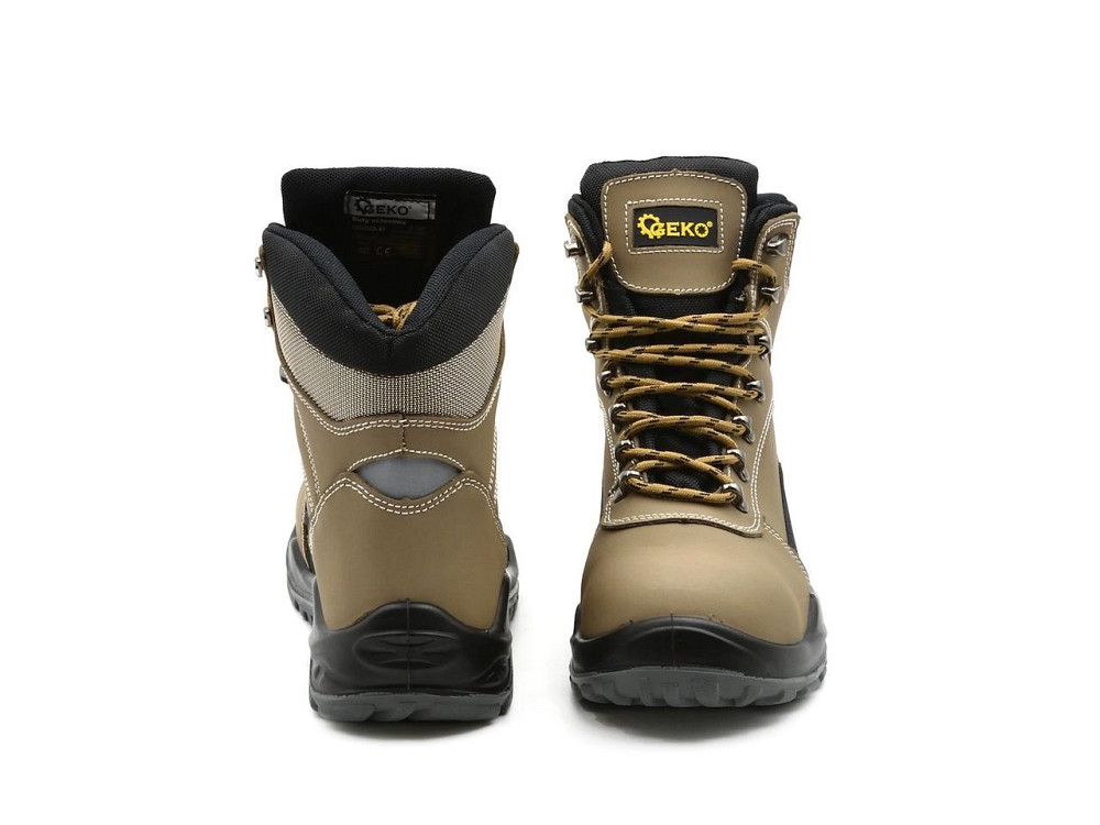 Робочі Гомілкові черевики (берці, боти) "GeKo" нубукові з металевими носком і підошвою (S3 SRC) Київ - фото 3