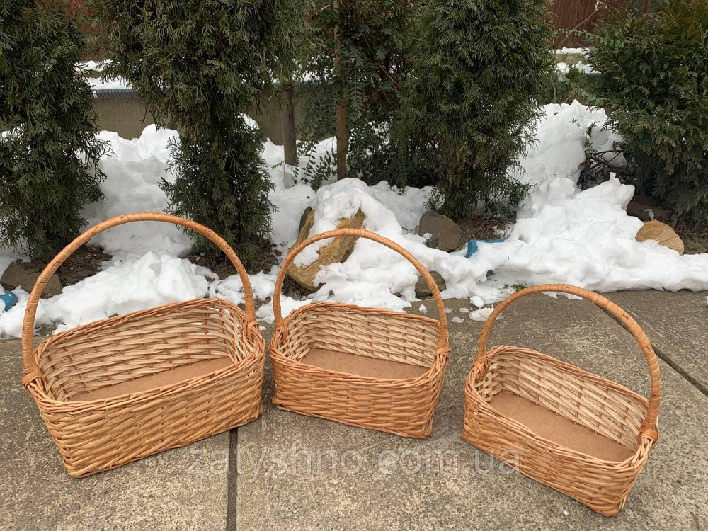 Набір плетених кошиків Київ - фото 8
