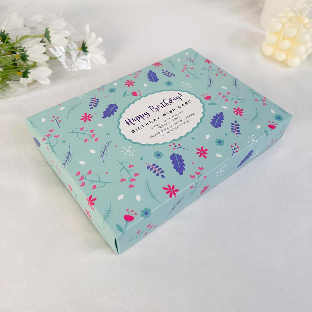 Набір вітальних листівок, 50 шт., святковий комплект «Happy Birthday», листівки для привітань з днем народження Кам'янець-Подільський - фото 2