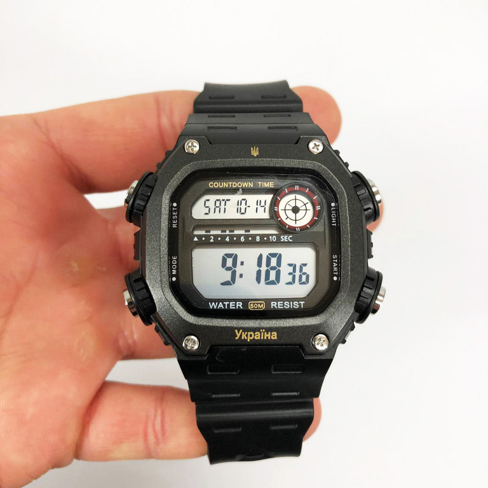 Наручний годинник з електронним механізмом SKMEI 6212/2126BKWT, Чоловічий годинник для риболовлі FL-32 Львів - фото 12