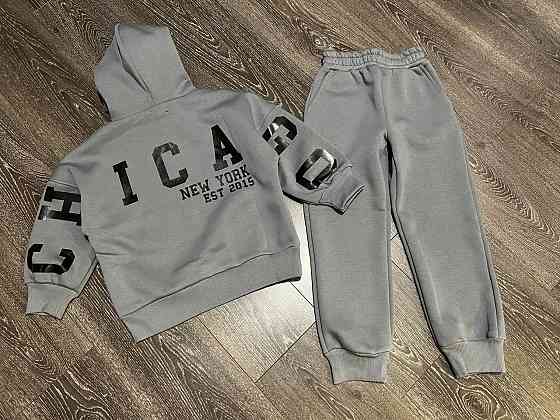 Детский теплый спортивный костюм Chicago 3нитка флис 128 Николаев