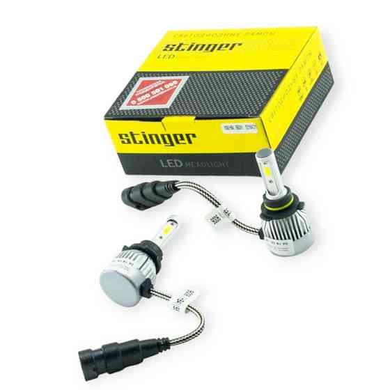 Автолампа HB4 12V-24V STINGER 5500K 3200L LED радіатор Мукачево