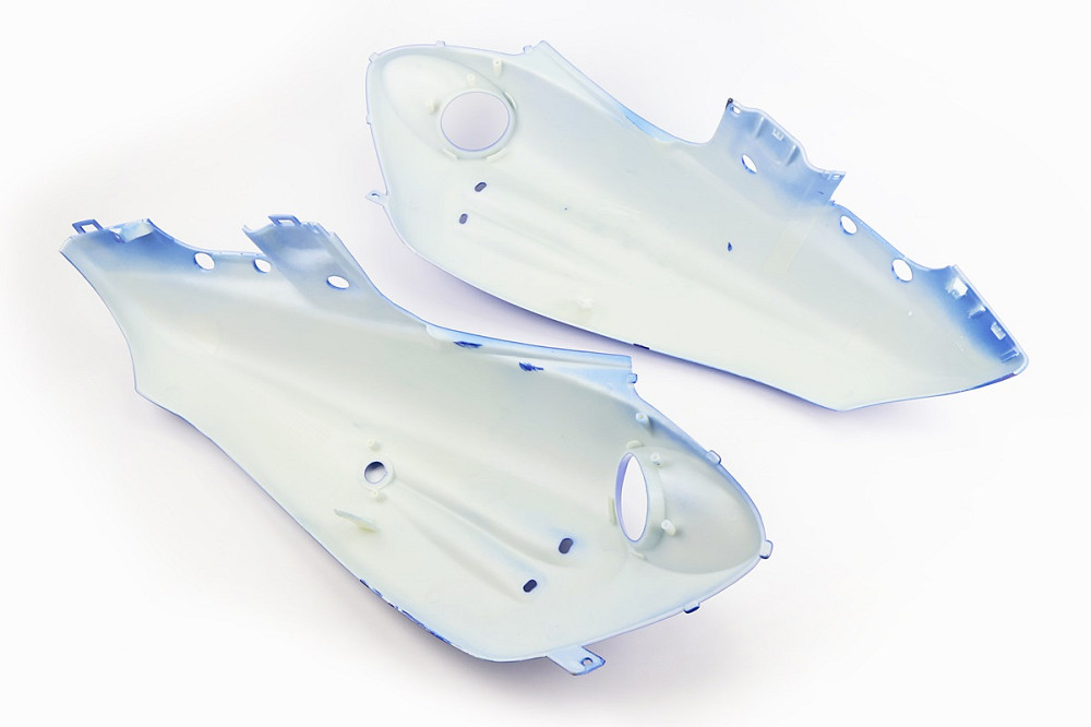 пластик - бічний задній з "дірками" лівий + правий к-кт, СИНІЙ Киев - изображение 2