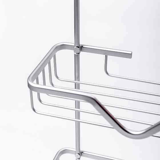 Yiwu Полиця для ванної на 3 яруси 25×12×65 (см) залізна Хром HP-46-2 Коломия